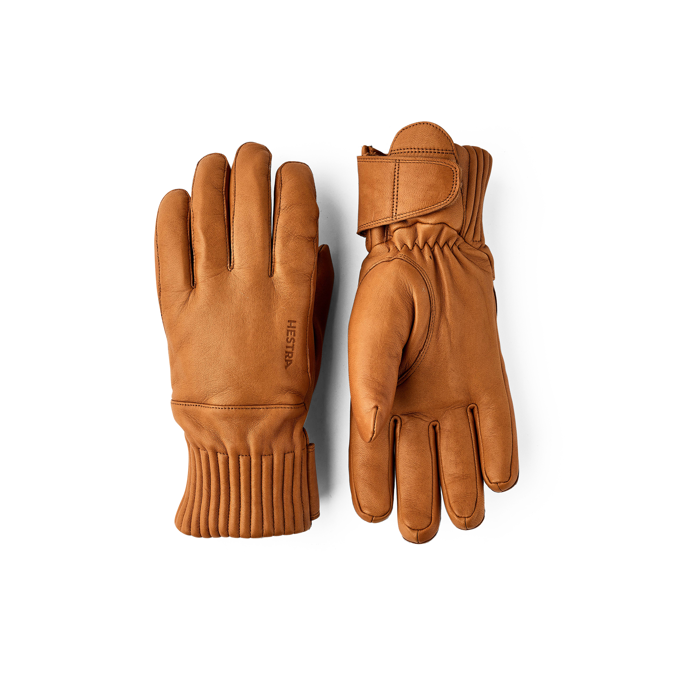 Light brown hairsheep ski glove