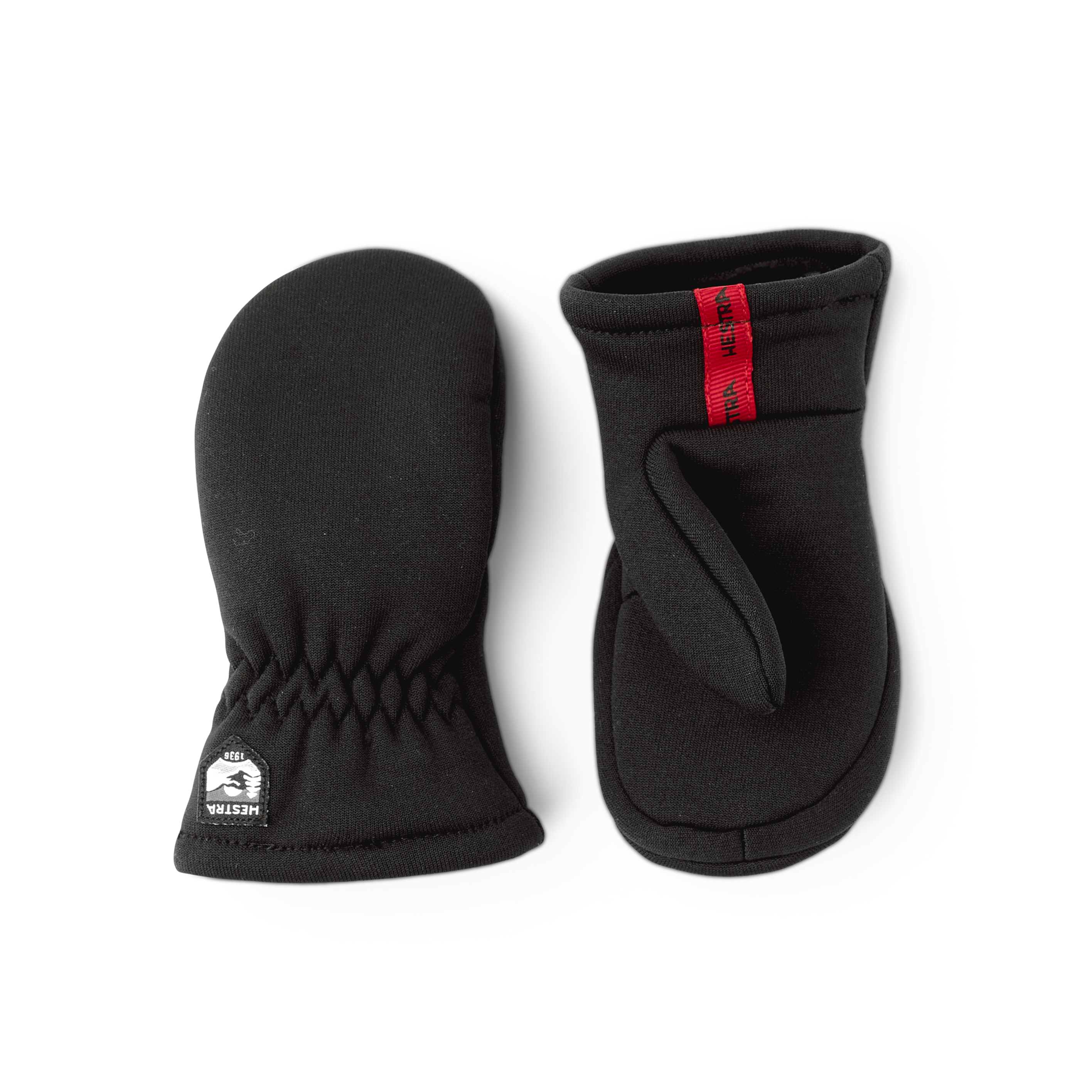 Black fleece mitten