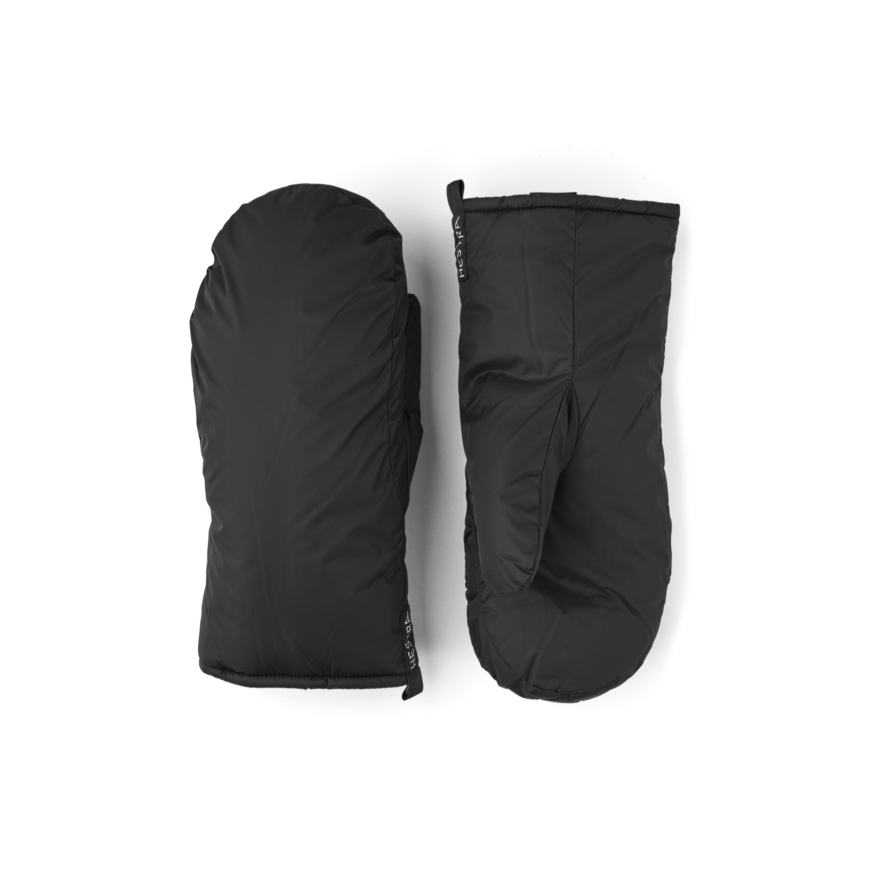 Black fabric inner mitten