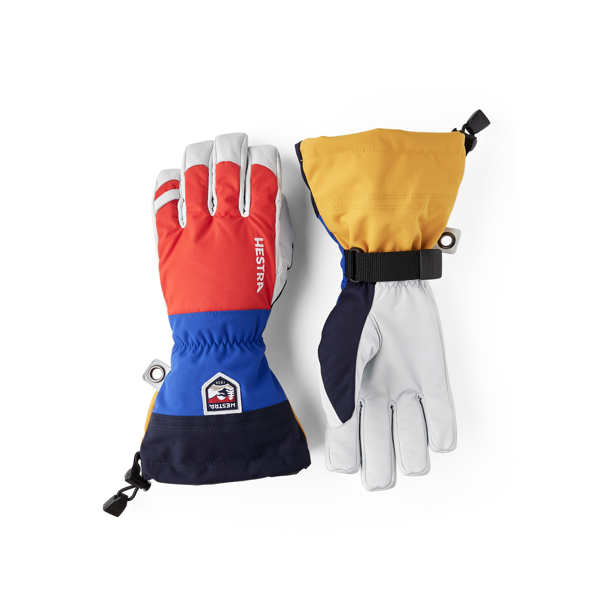 Army Leather Heli Ski - 5 finger